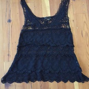 Anthropologie L’affaire crocheted top